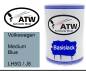 Preview: Volkswagen, Medium Blue, LH5G / J5: 500ml Lackdose, von ATW Autoteile West.